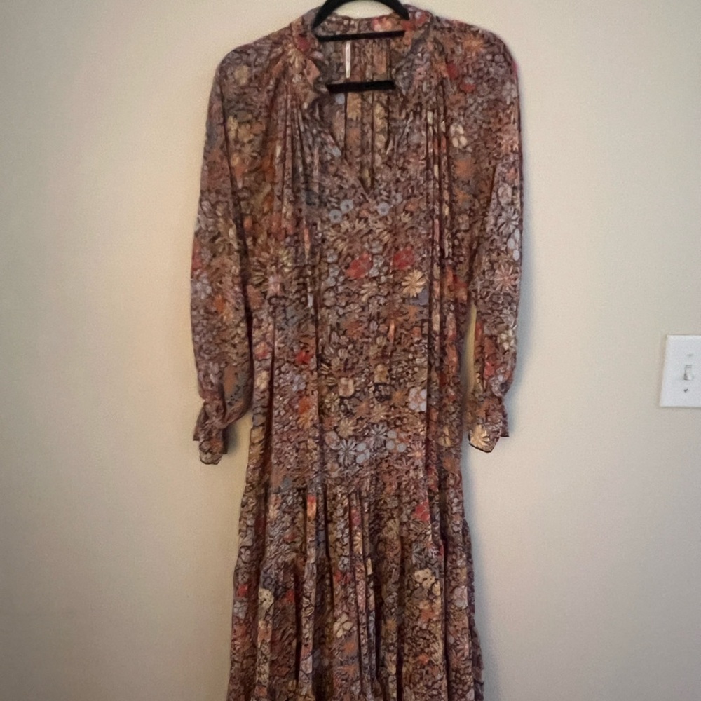 Free People Feeling Groovy Floral Maxi Dress